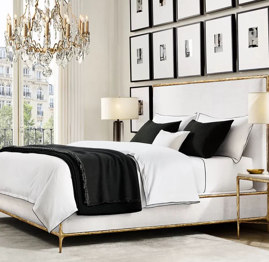 Lit Aix en tissu king size, vue 6 sur 6