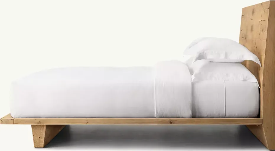 Lit Andernos en chêne king size, vue 4 sur 4