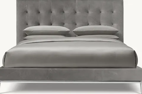 Lit Annot en chêne king size — lits