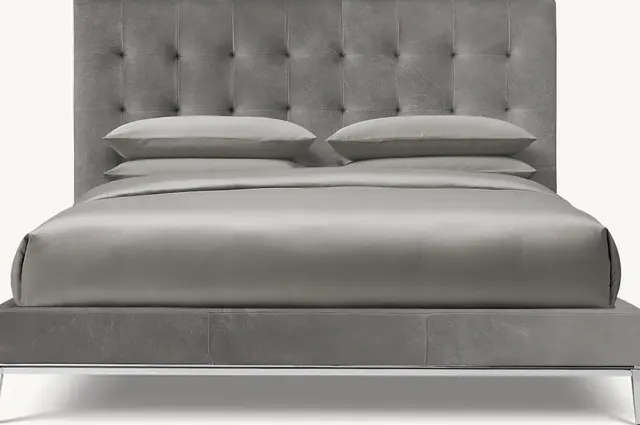 Lit Annot en chêne king size — lits