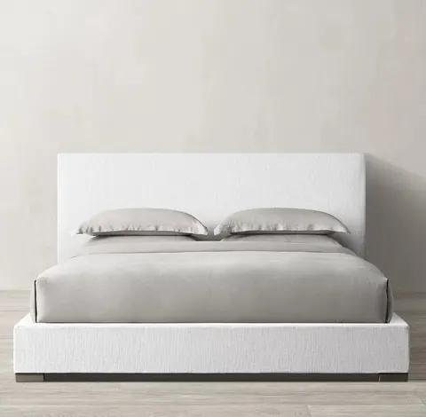 Lit Arcachon en tissu king size — lits