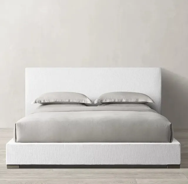 Lit Arcachon en tissu king size — lits
