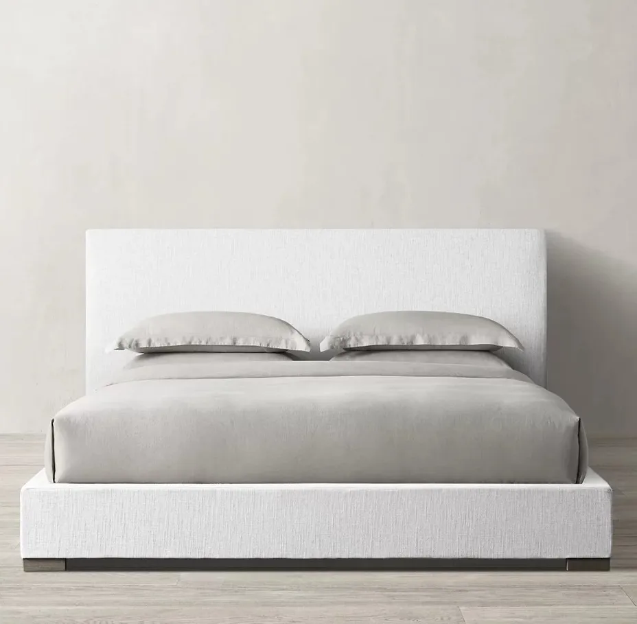 Lit Arcachon en tissu king size, collection lits ELWOOD HOME