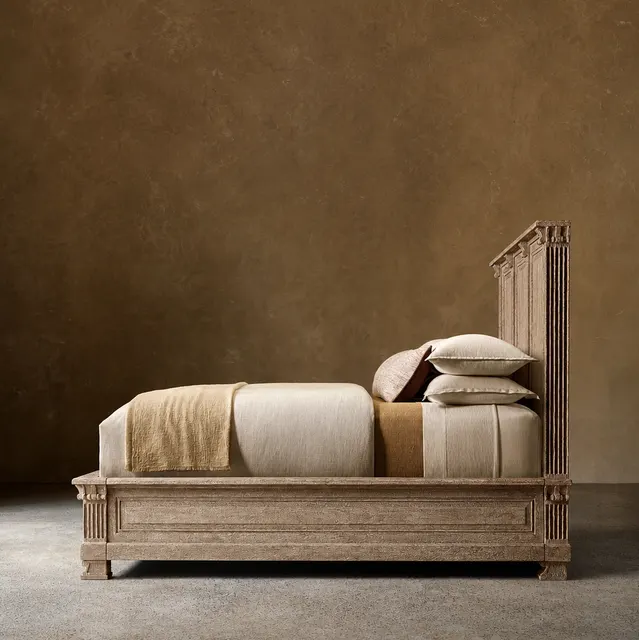 Lit Arles en chêne king size — lits