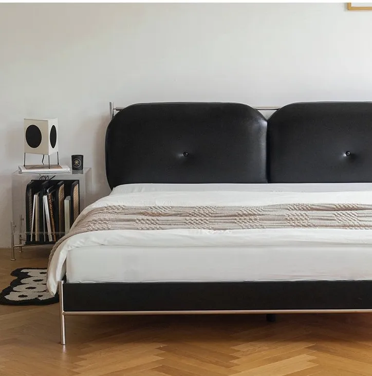 Lit Arreau en bois massif king size, vue 2 sur 6
