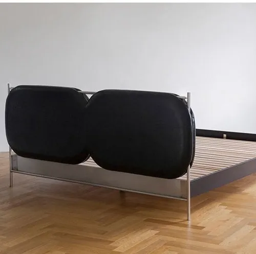 Lit Arreau en bois massif king size, vue 4 sur 6