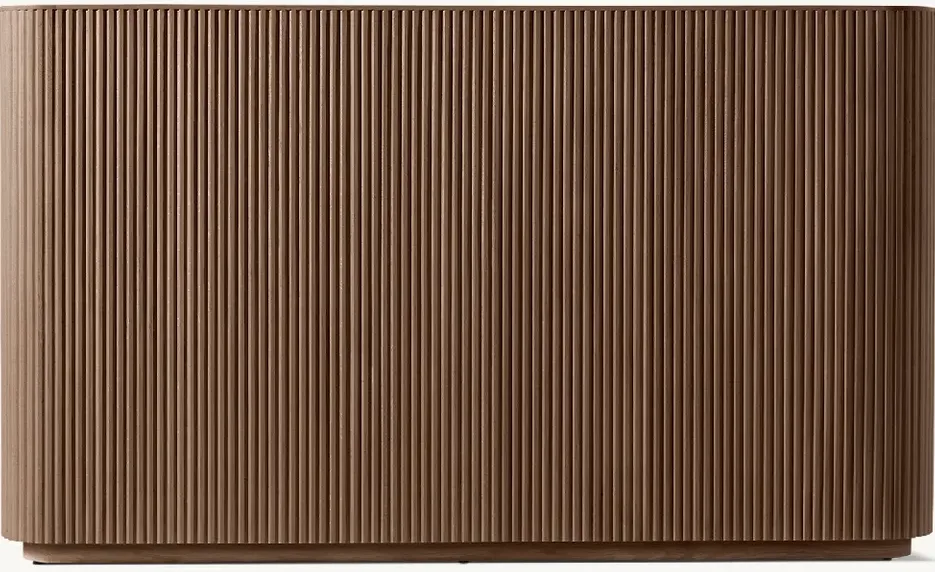 Lit Aspet en chêne brun king size, vue 5 sur 5