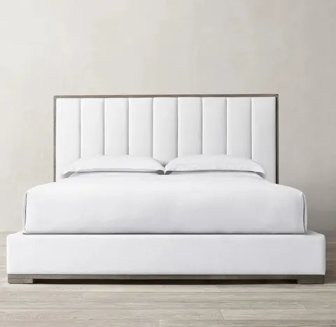 Lit Auray en chêne king size — lits