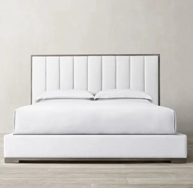 Lit Auray en chêne king size — lits