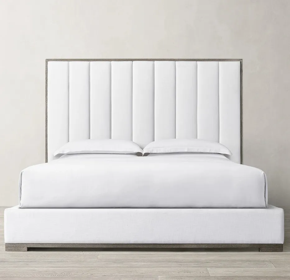 Lit Auray en chêne king size, vue 2 sur 4