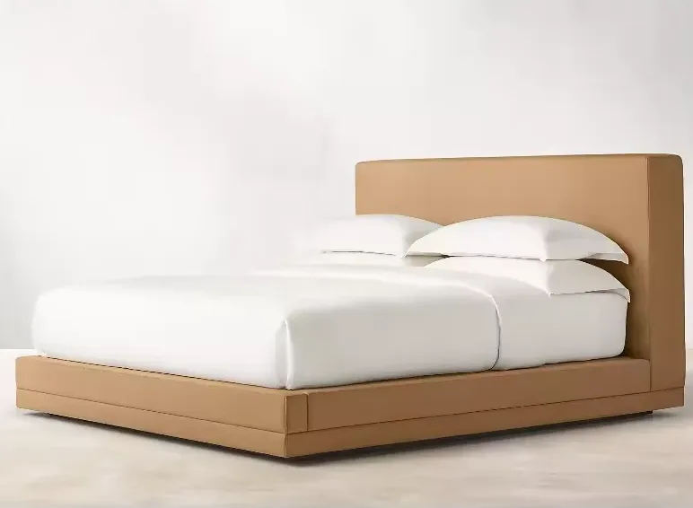 Lit Auzat en chêne king size, vue 2 sur 6
