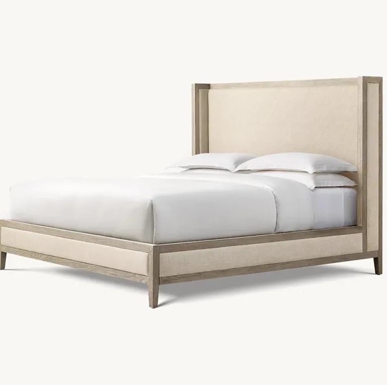 Lit Batz en tissu, collection lits ELWOOD HOME
