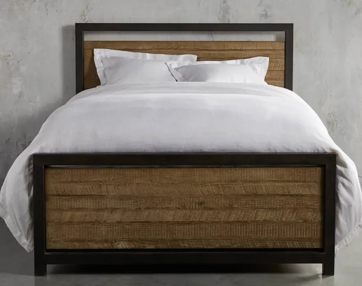 Lit Baume en chêne king size, vue 4 sur 5