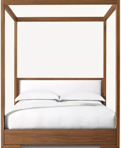 Lit Béziers en bois massif king size — lits