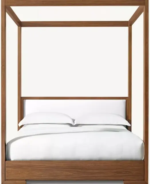 Lit Béziers en bois massif king size — lits