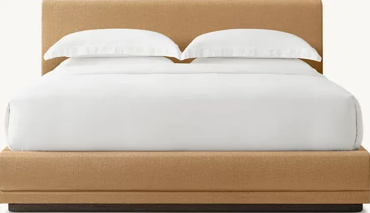 Lit Bidart en chêne king size, vue 3 sur 6
