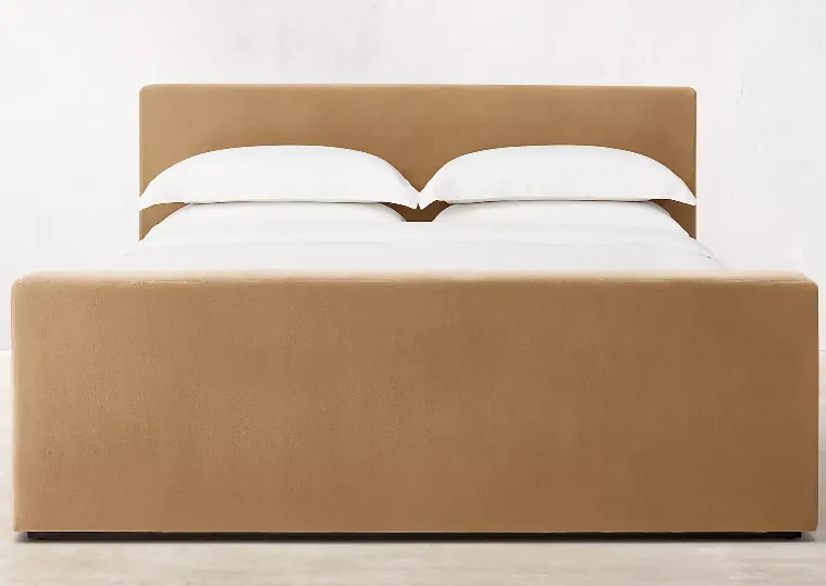 Lit Bidart en chêne king size, vue 4 sur 6