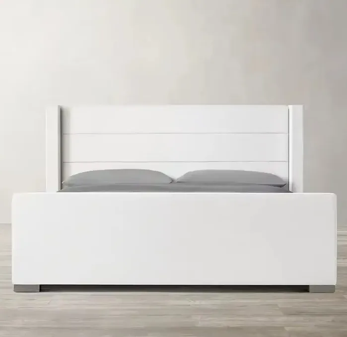 Lit Briançon en chêne king size, vue 6 sur 6
