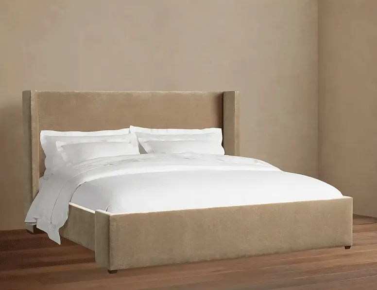 Lit Capdenac en chêne king size, vue 2 sur 4