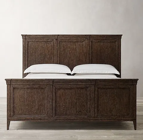 Lit Carlux en chêne king size — lits