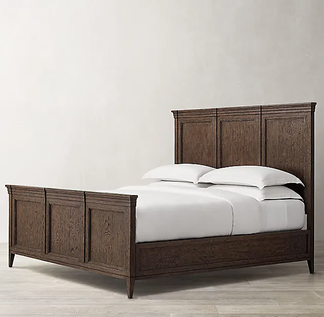 Lit Carlux en chêne king size, vue 3 sur 4