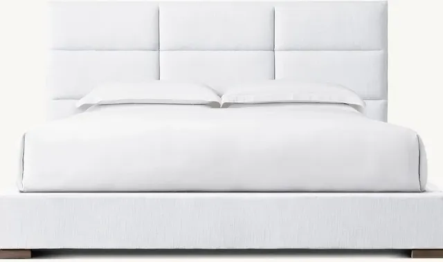 Lit Cassis en bois massif king size — lits
