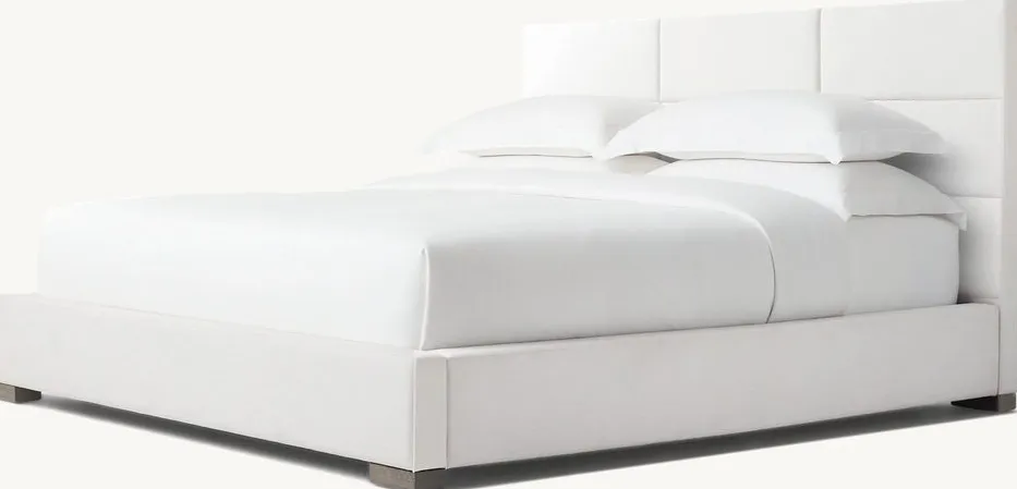 Lit Cassis en bois massif king size, vue 3 sur 6