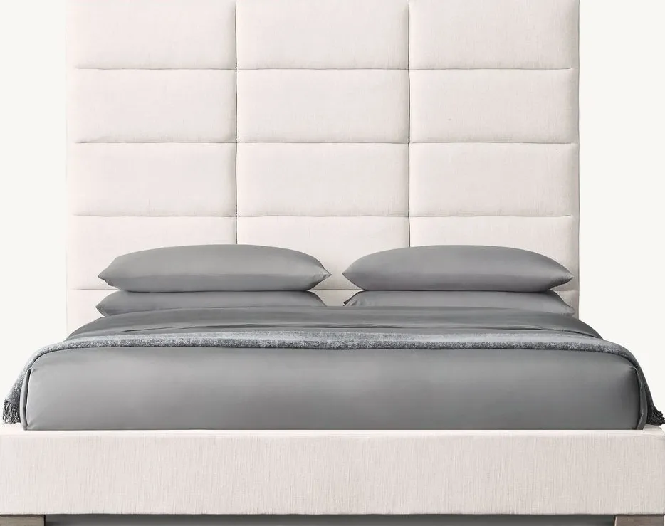 Lit Cassis en bois massif king size, vue 4 sur 6