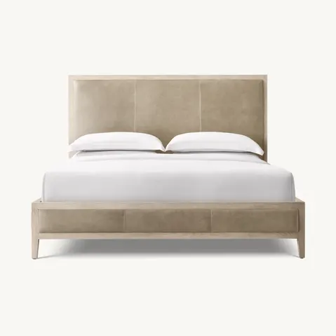 Lit Clisson en cuir king size — lits