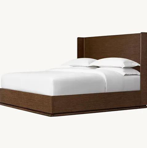 Lit Cluny en chêne king size — lits