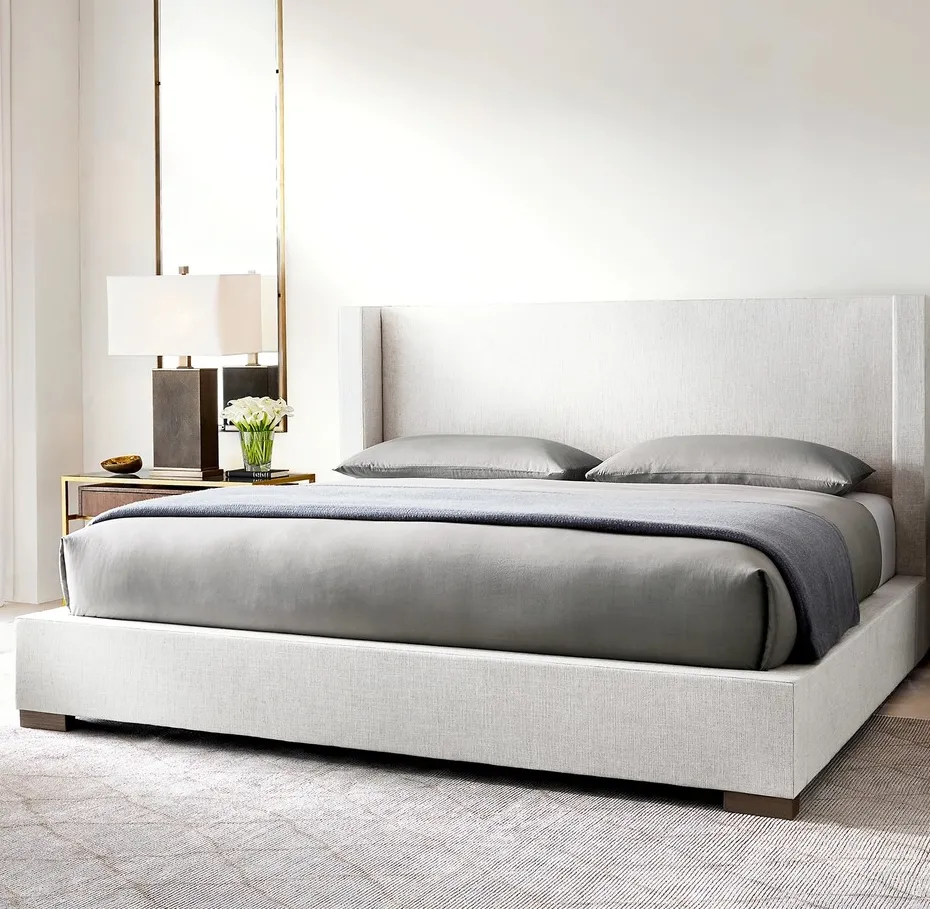 Lit Conques en bois massif, collection lits ELWOOD HOME