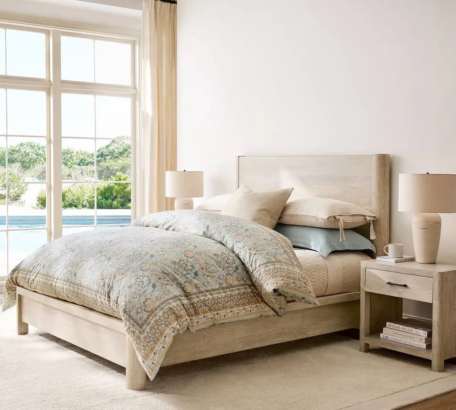 Lit Crest en bois massif, collection lits ELWOOD HOME