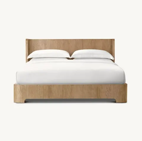 Lit Crest en chêne king size — lits