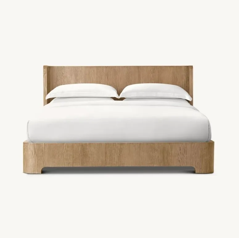 Lit Crest en chêne king size, collection lits ELWOOD HOME