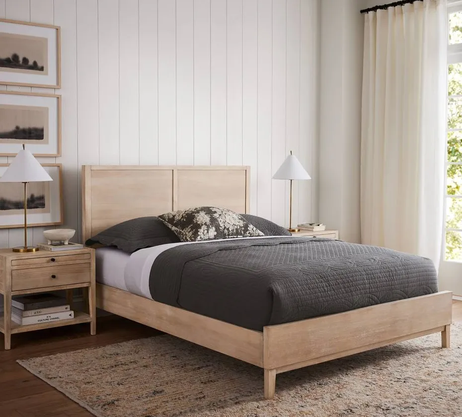 Lit Die en bois massif queen size, vue 2 sur 4