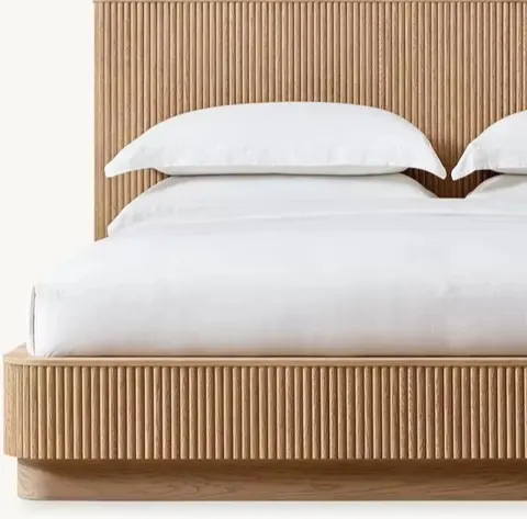 Lit Dieulefit en bois massif king size — lits