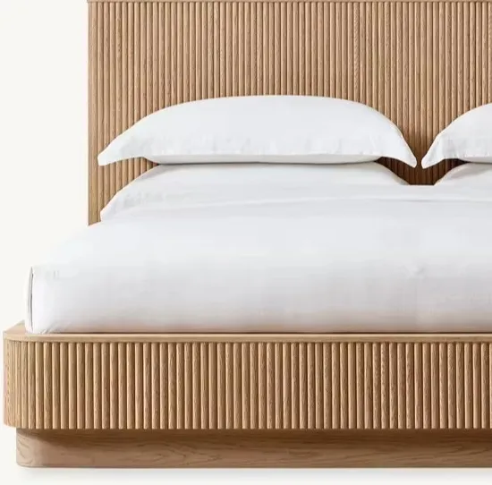 Lit Dieulefit en bois massif king size, collection lits ELWOOD HOME
