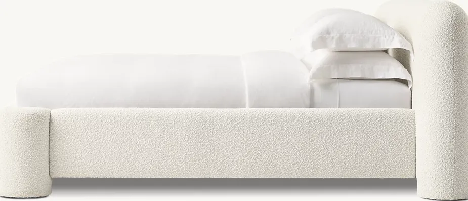 Lit Évian en tissu king size, vue 4 sur 5