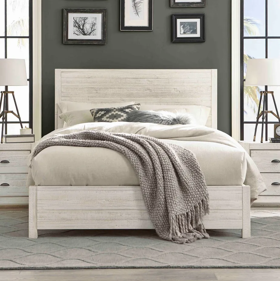 Lit Eymet en bois massif, collection lits ELWOOD HOME
