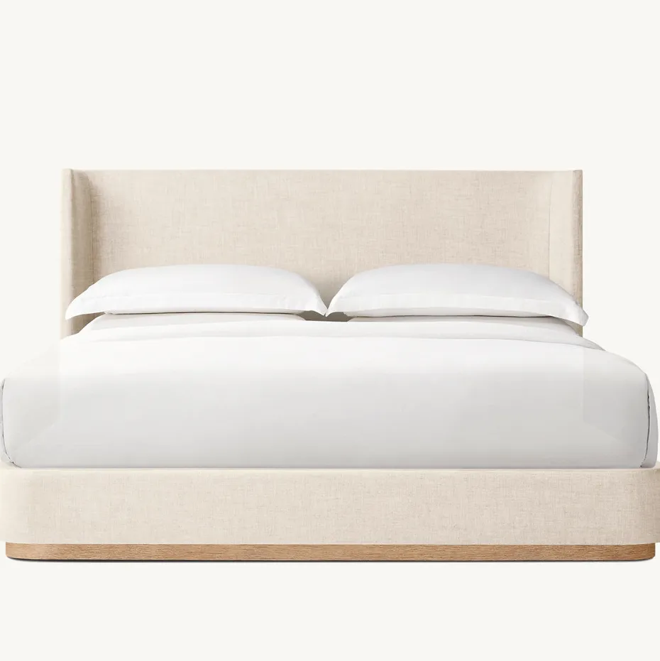 Lit Gerberoy en bois massif king size, vue 4 sur 4