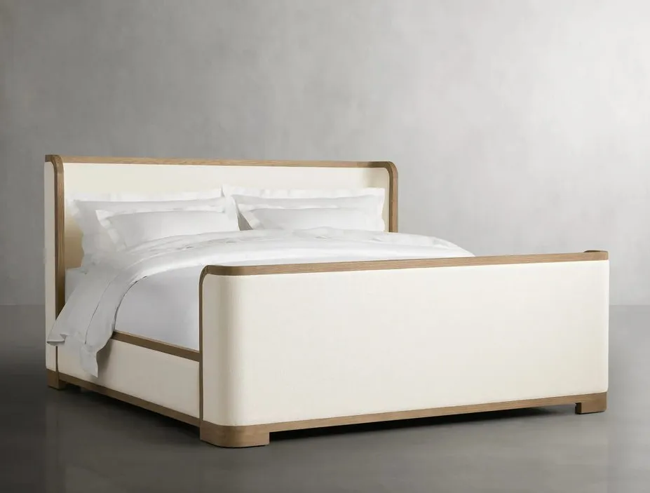 Lit Gex en chêne king size, vue 4 sur 5