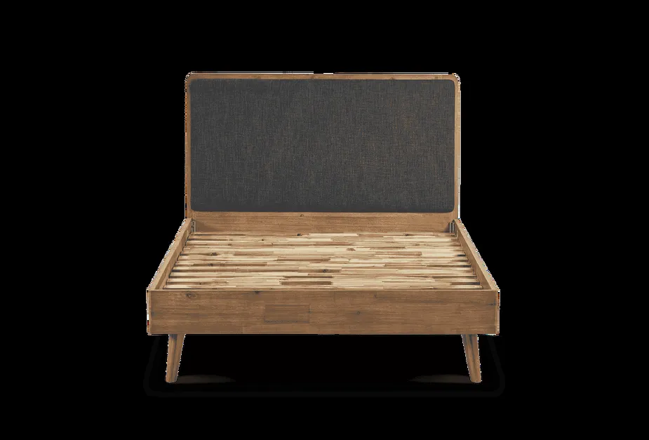 Lit Giverny en bois massif king size, vue 6 sur 6