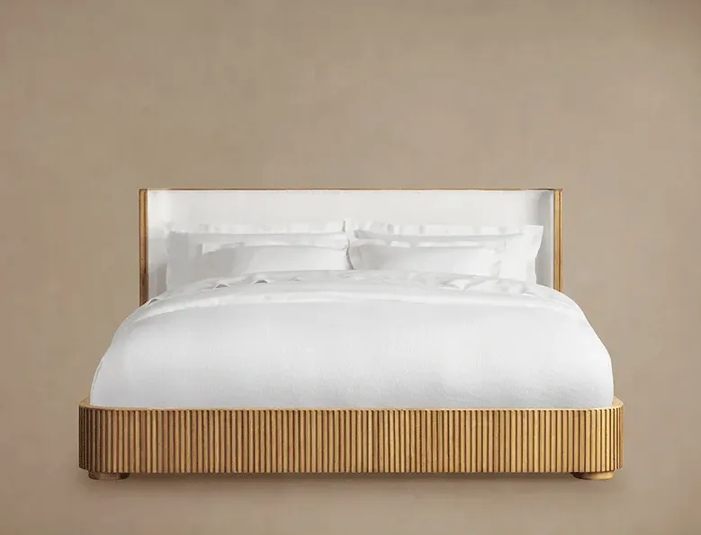 Lit Guéthary en chêne king size, collection lits ELWOOD HOME