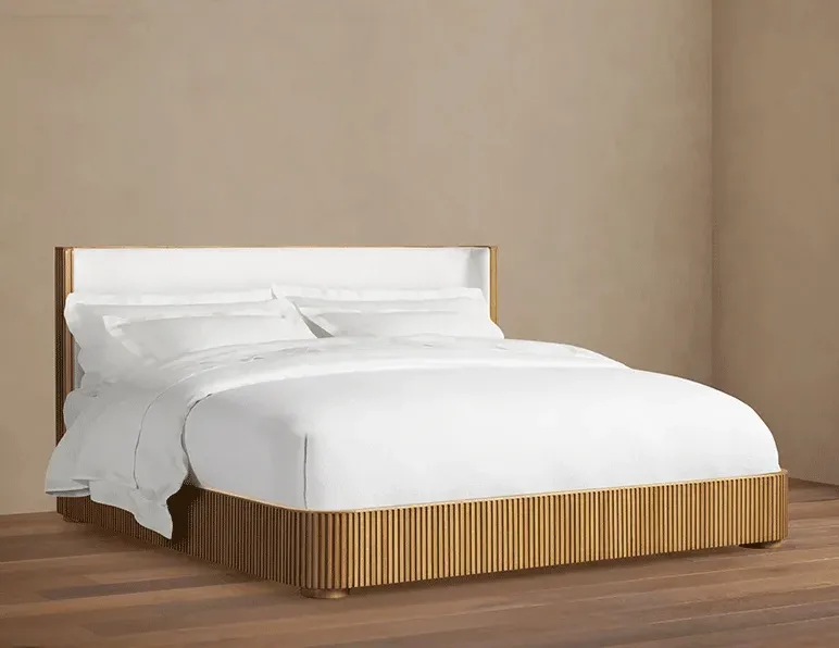 Lit Guéthary en chêne king size, vue 2 sur 4