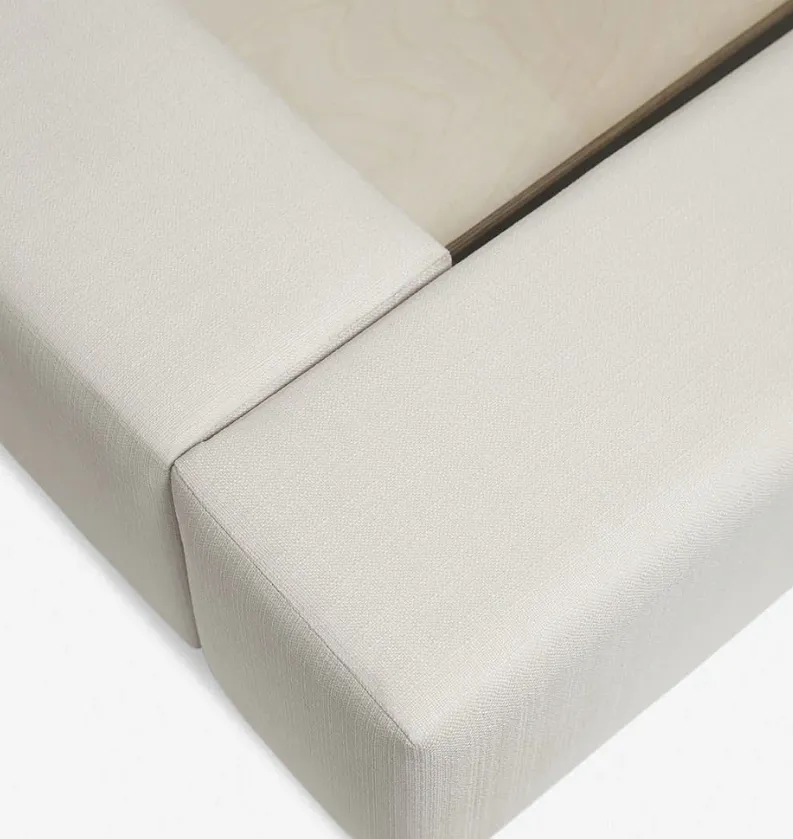 Lit Guéthary en tissu king size, vue 4 sur 6