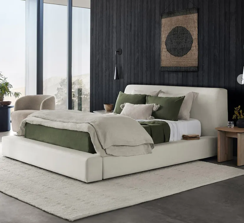 Lit Guéthary en tissu king size, vue 6 sur 6
