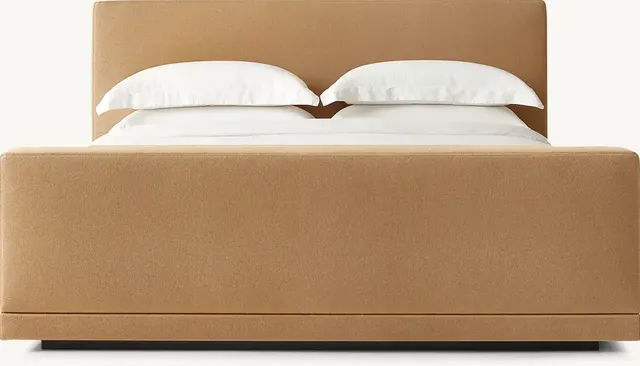 Lit Hendaye en chêne king size — lits