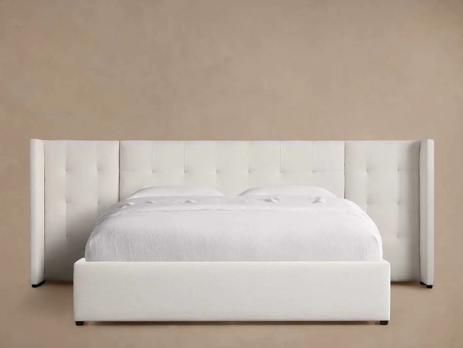 Lit Hendaye en tissu king size, vue 2 sur 4