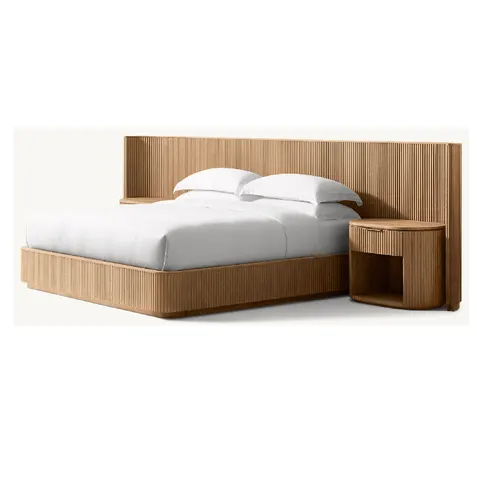 Lit Hossegor en chêne king size — lits