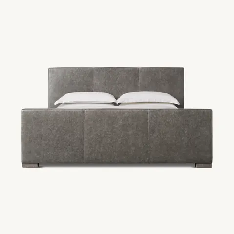 Lit Issigeac en cuir king size — lits